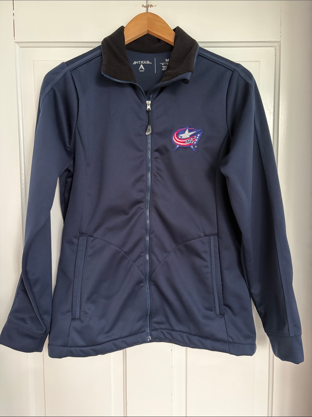 Columbus Blue Jackets Antigua Navy Full-Zip Jacket Women’s Size Medium
